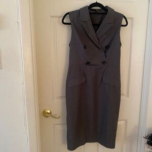 Roeyshouse Grey/Gray Blazer Style Business Professional Dress - Size Large